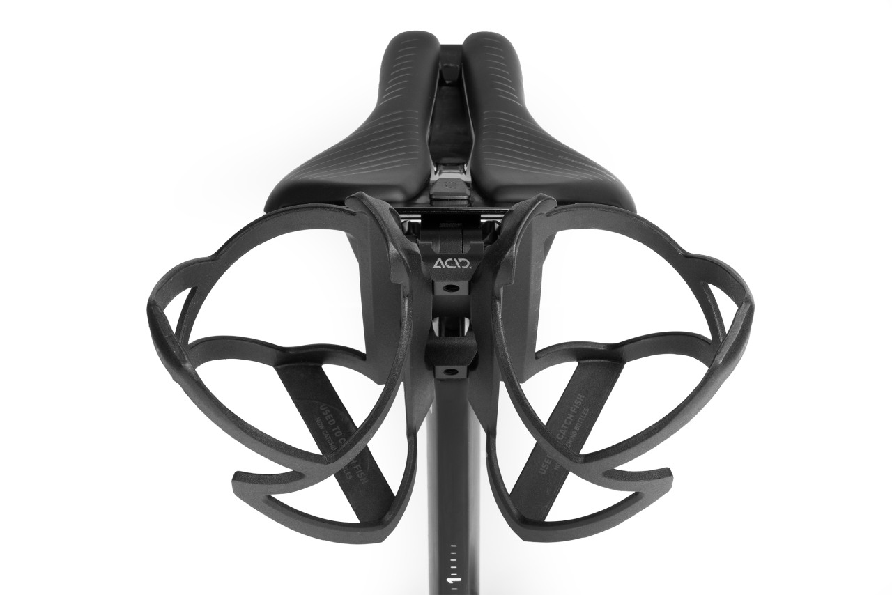 Acid Satteladapter SILink Axial für Fahrradflaschenhalter schwarz