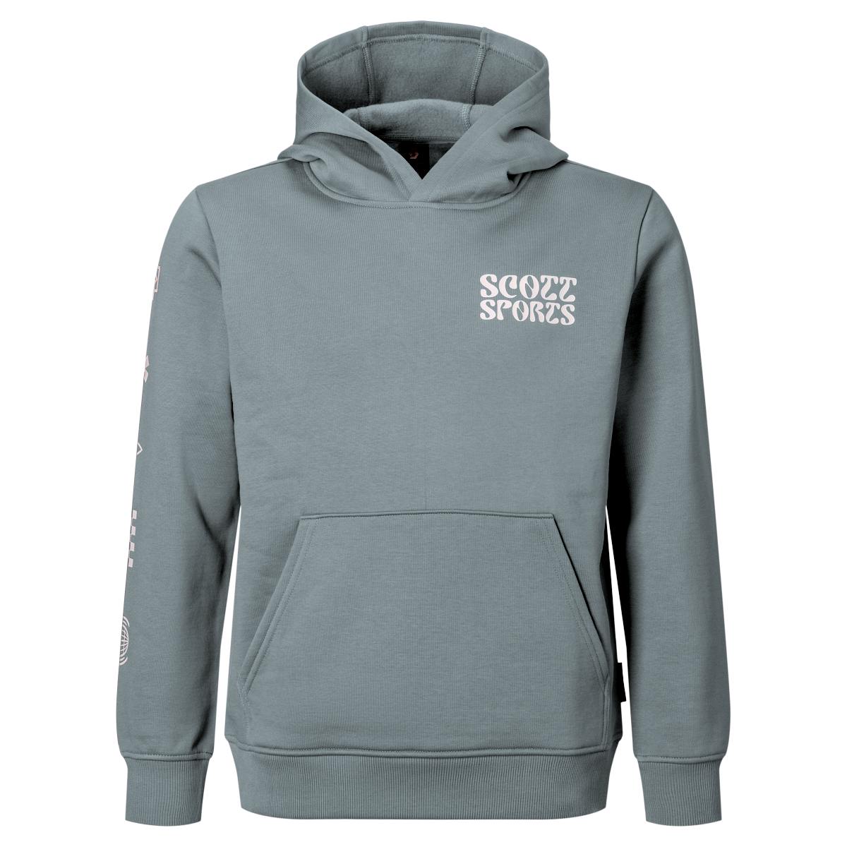 Scott JR Kinder Freizeit Hoodie lang mist blau 2027