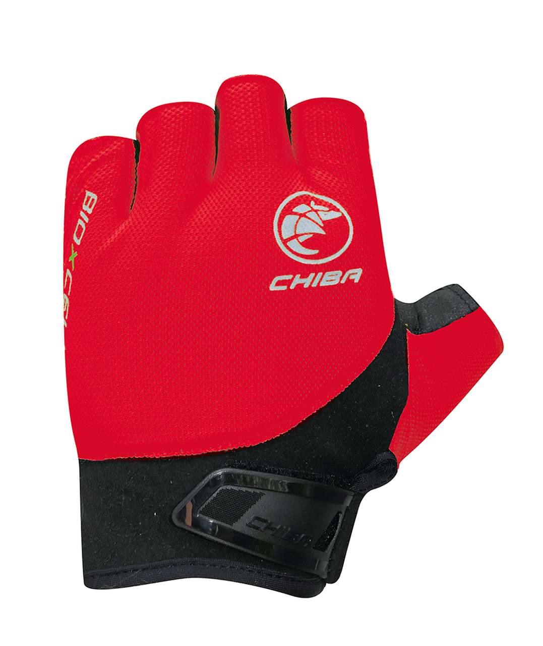 Chiba BioXCell Road Fahrrad Handschuhe kurz rot/schwarz 2027