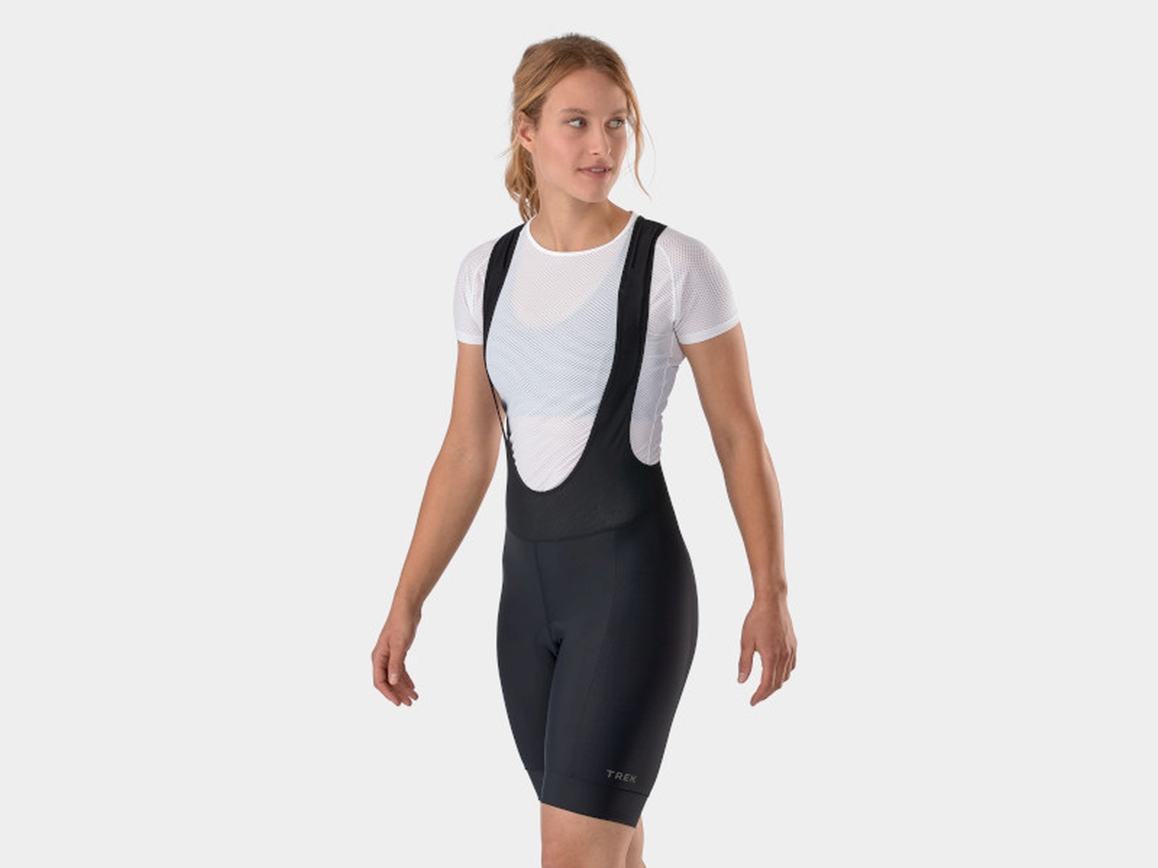 Trek Solstice Damen Fahrrad Trägerhose kurz schwarz 2026