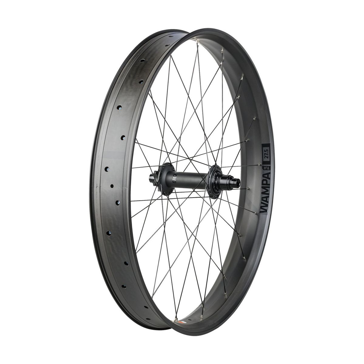 Bontrager Wampa TLR Disc 27.5 Carbon MTB Fahrrad Hinterrad schwarz