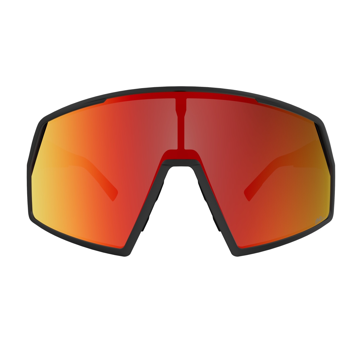 Scott Pro Shield AMP Wechselscheiben Fahrradbrille schwarz/rot chrome