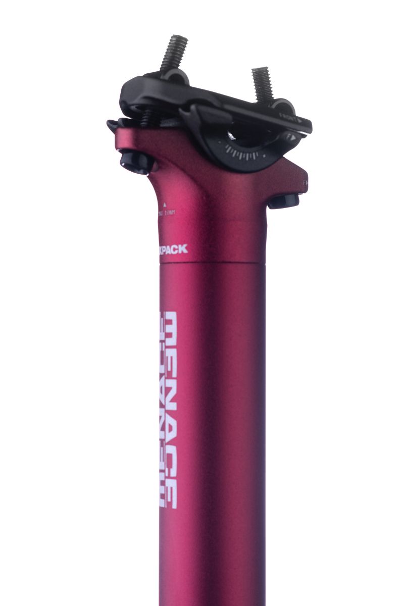 Sixpack Menace Fahrrad Sattelstütze 350mm x 27.2mm / 31.6mm rot