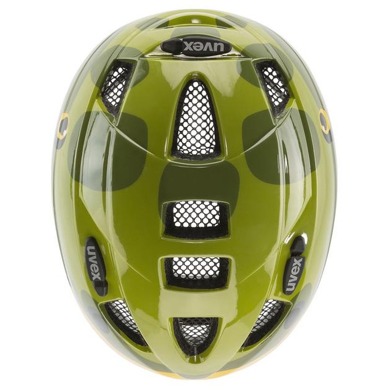 Uvex Kid 2 Dino Kinder Fahrrad Helm Gr. 46-52cm grün/gelb 2027