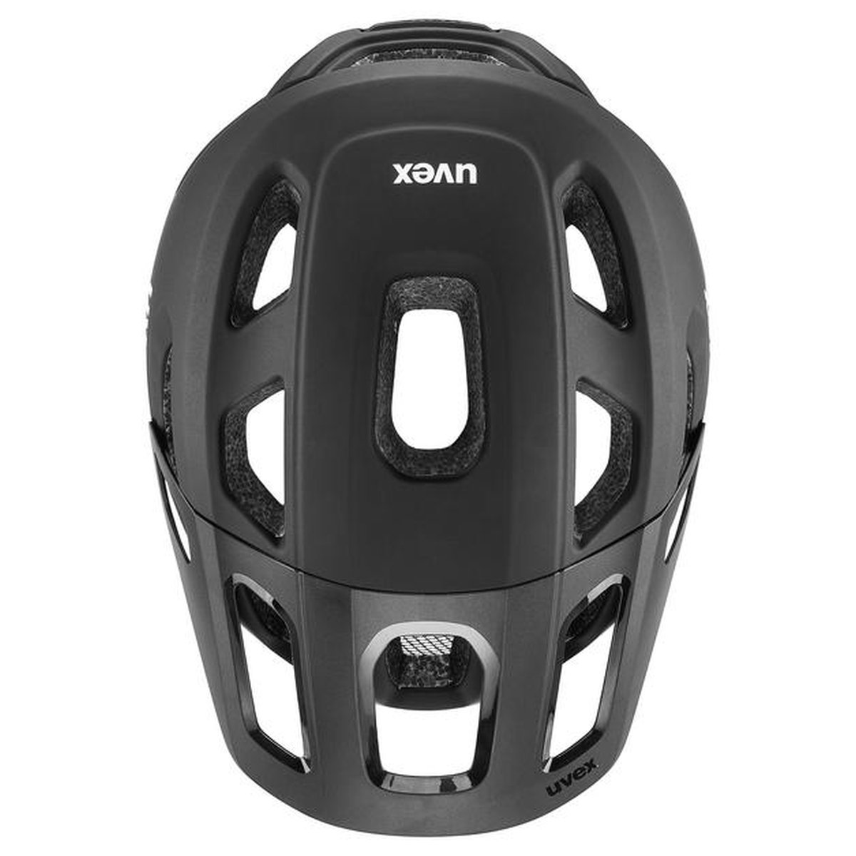 Uvex React MTB Fahrrad Helm matt schwarz/türkis 2026
