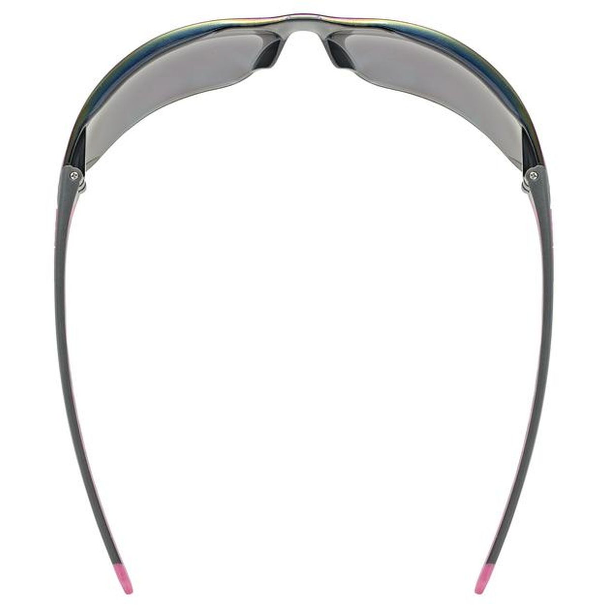 Uvex Equate Fahrrad / Sport Brille grau/pink/mirror pink