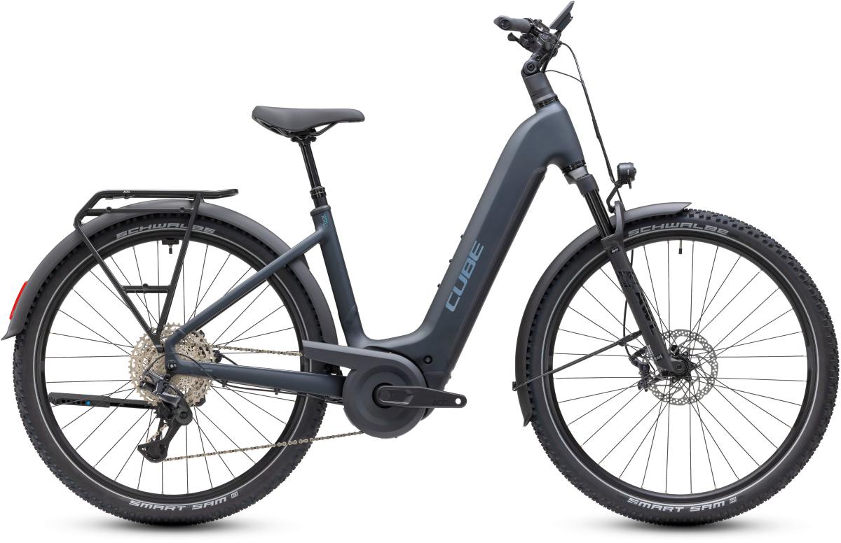 Cube Nuride Hybrid EXC 800 Easy Entry 28'' E-Bike Trekking Pedelec coal/chrome 2027