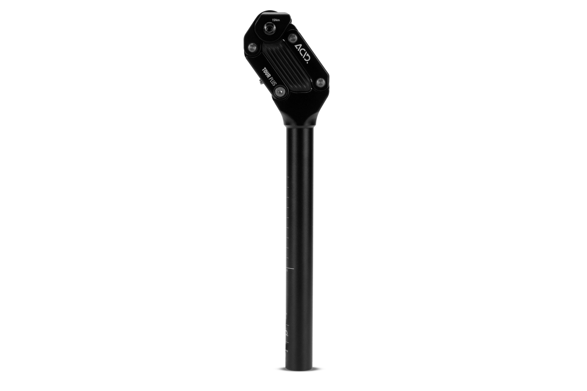 Acid Tour Plus 350 mm Fahrrad Sattelstütze schwarz
