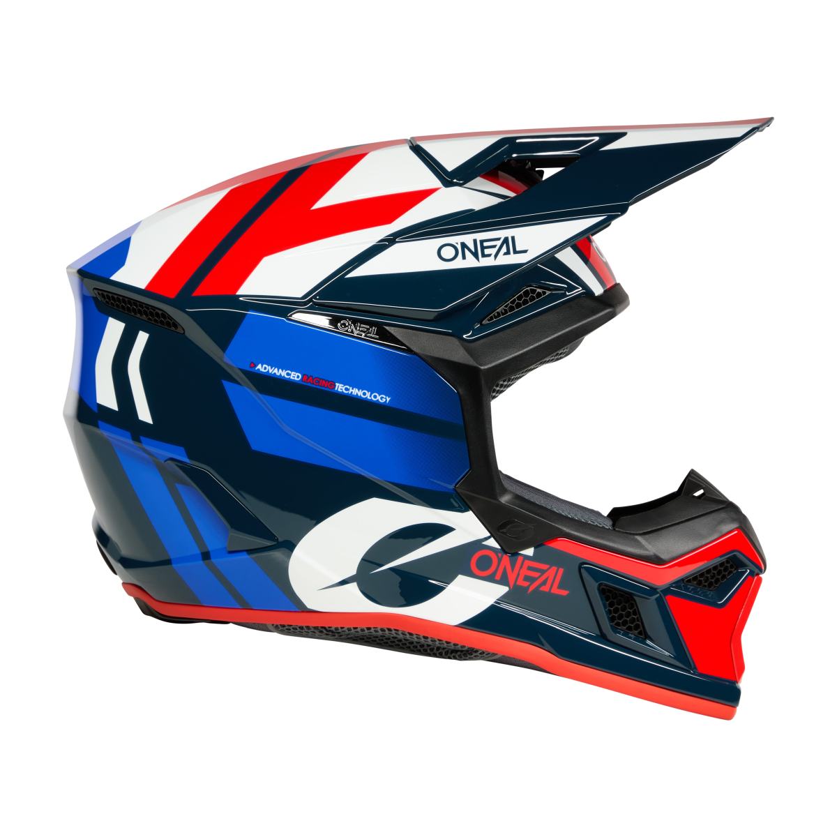 ONeal 3SRS Ride Motocross Enduro MTB Helm blau/weiß/rot 2027