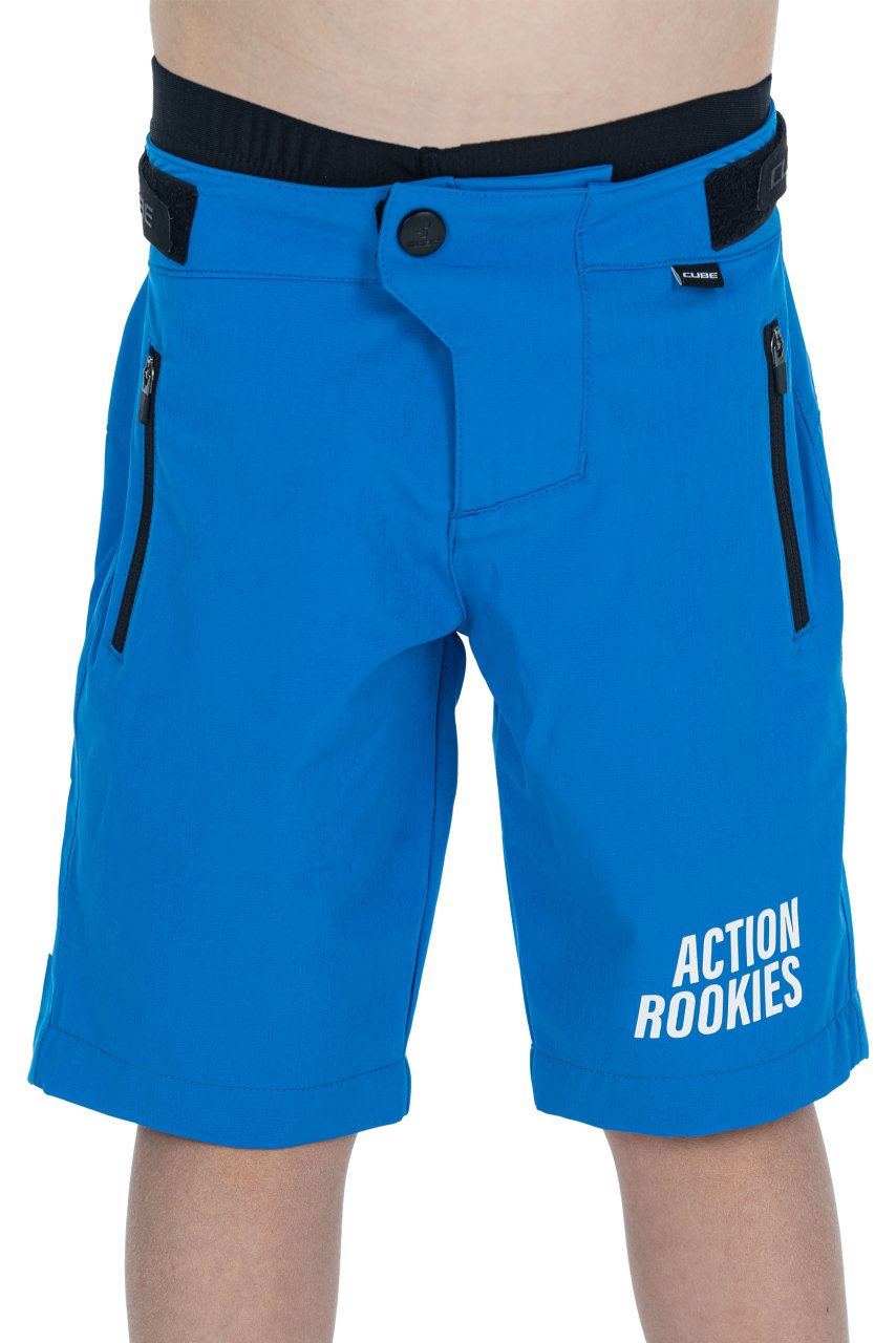 Cube Vertex Rookie X Actionteam Kinder Fahrrad Short Hose kurz (inkl. Innenhose) blau 2027