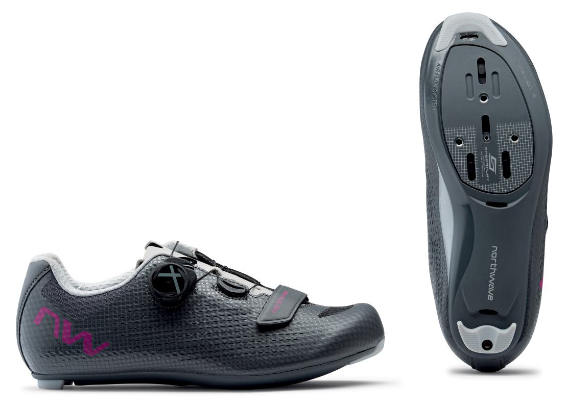 Northwave Storm 2 Damen Rennrad Fahrrad Schuhe grau 2024