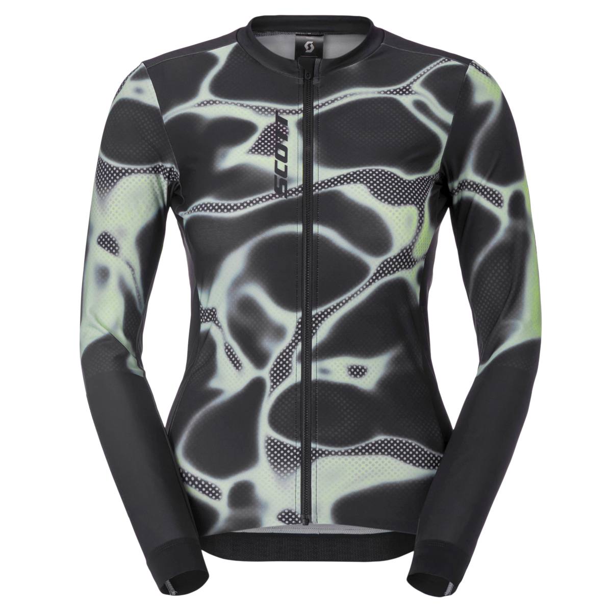 Scott Pro Mid Winter Damen Fahrradtrikot langarm schwarz/grün 2027