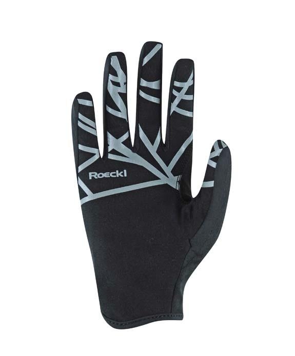 Roeckl Moleno 2 Jr. Kinder Fahrrad Handschuhe lang grau/schwarz 2025
