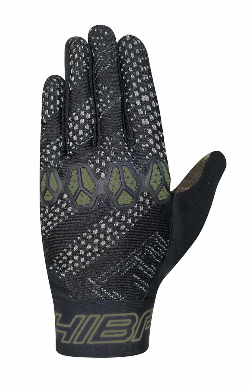 Chiba Trinity Youth Kinder Fahrrad Handschuhe lang schwarz/grün 2027