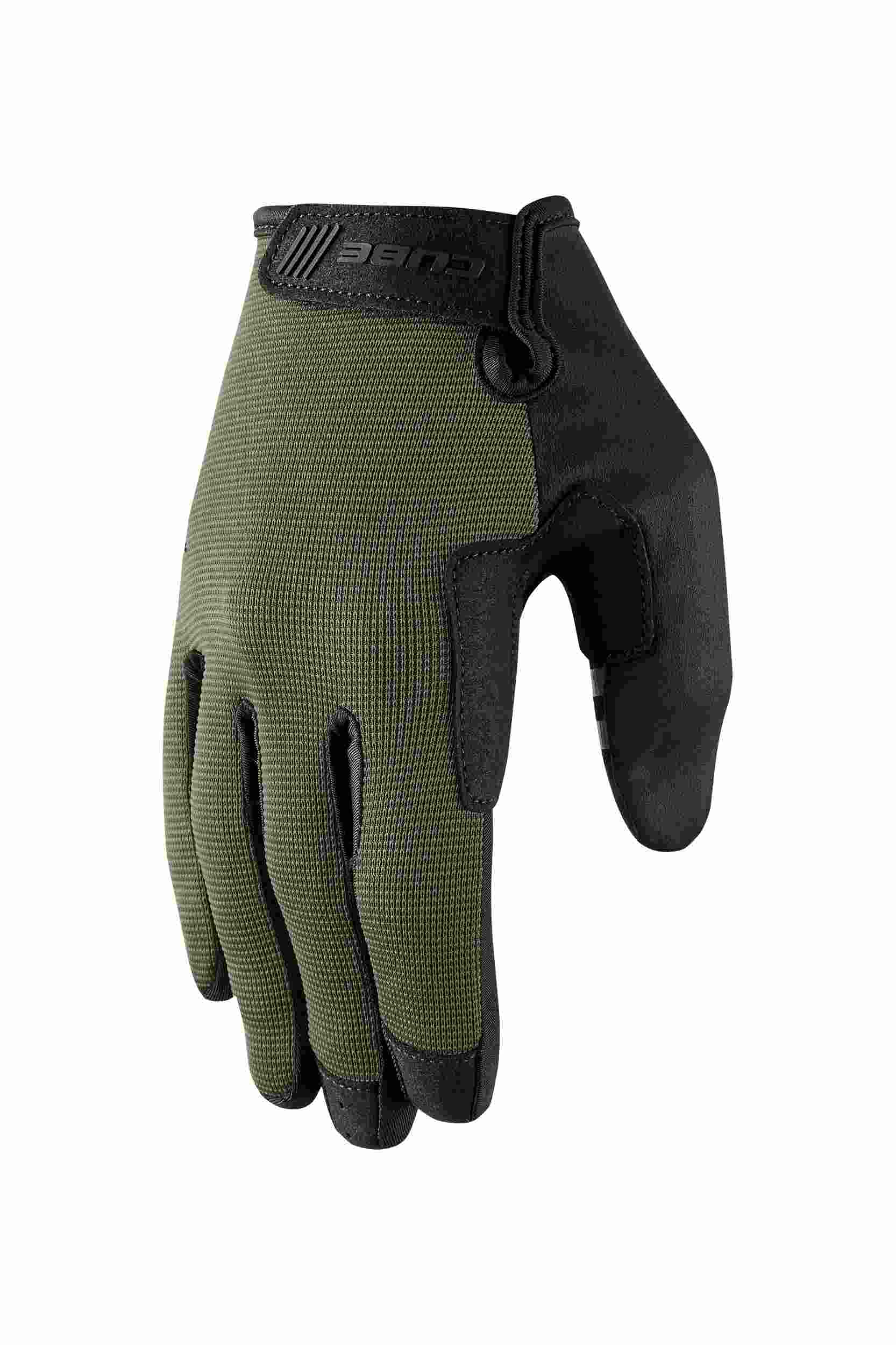 Cube Gravity TM Fahrrad Handschuhe lang grün/grau 2027