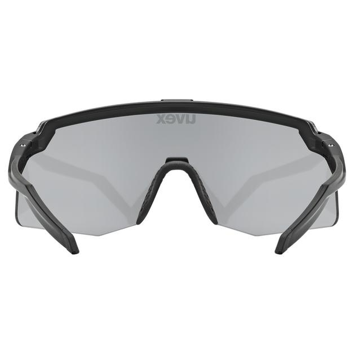 uvex Pace Stage S Fahrrad / Sport Brille matt schwarz/mirror silberfarben 2027