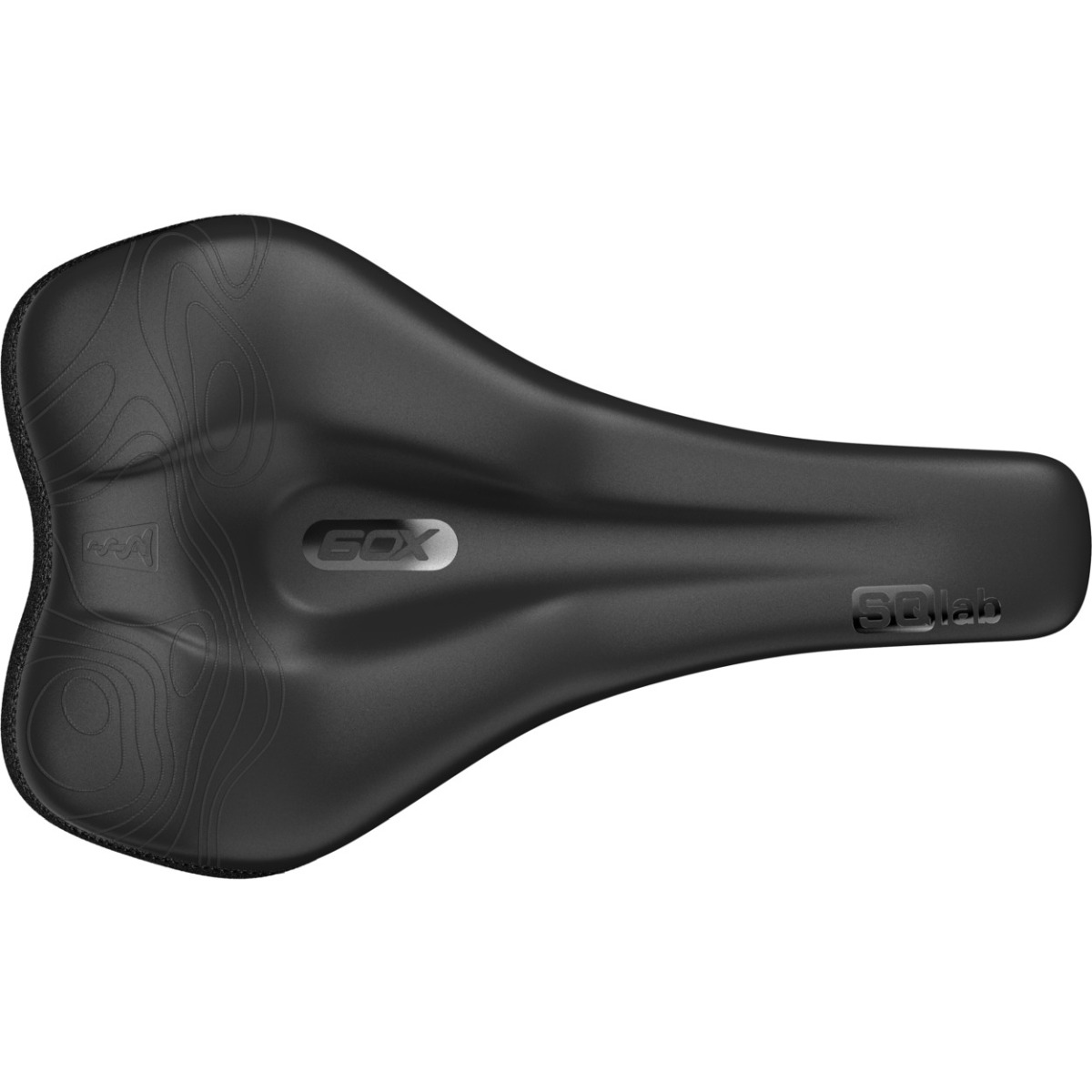 SQlab 6OX Ergowave active 2.2 Unisex MTB / Gravity E-Bike Fahrrad Sattel schwarz