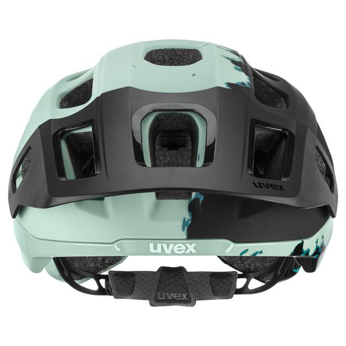 Uvex React MTB Fahrrad Helm matt schwarz/jade grün 2024