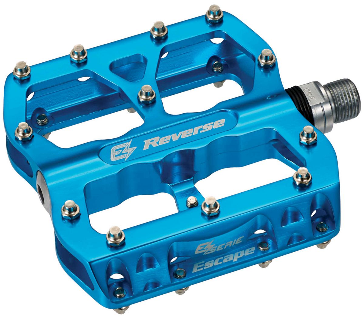 Reverse E-Escape Flat Fahrrad Pedal light blau