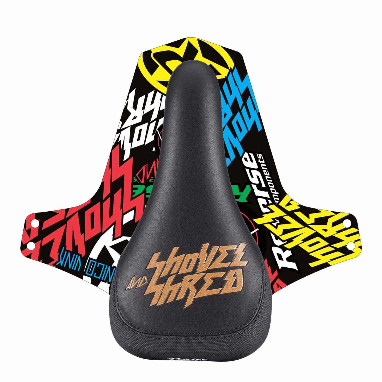 Reverse Nico Vink Shovel & Shred MTB FR Downhill Fahrrad Sattel schwarz/kupferfarben