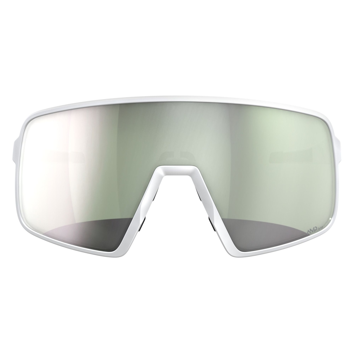 Scott Torica AMP Wechselscheiben Fahrrad Brille matt weiß/weiß chrome