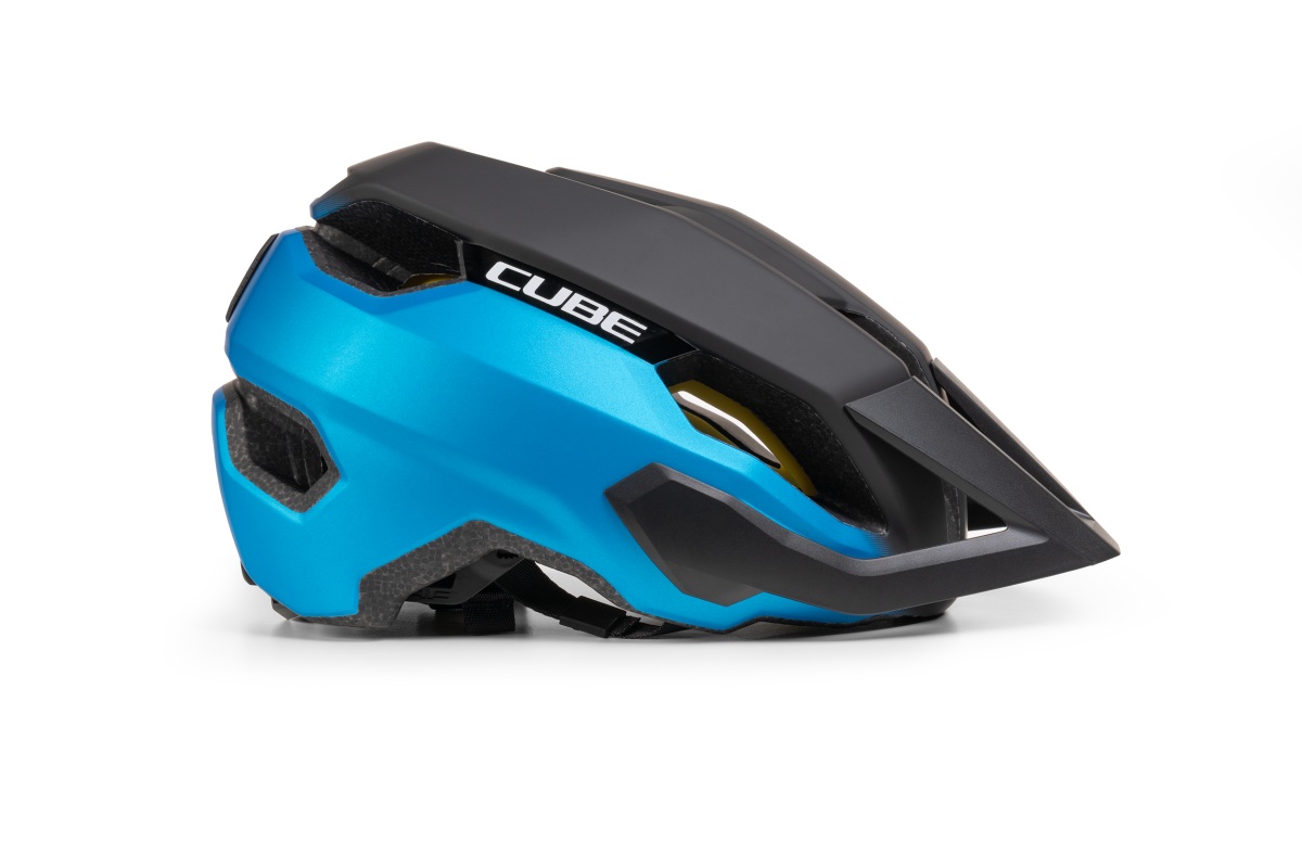 Cube Stray X Actionteam Mips MTB Helm topas blau 2027