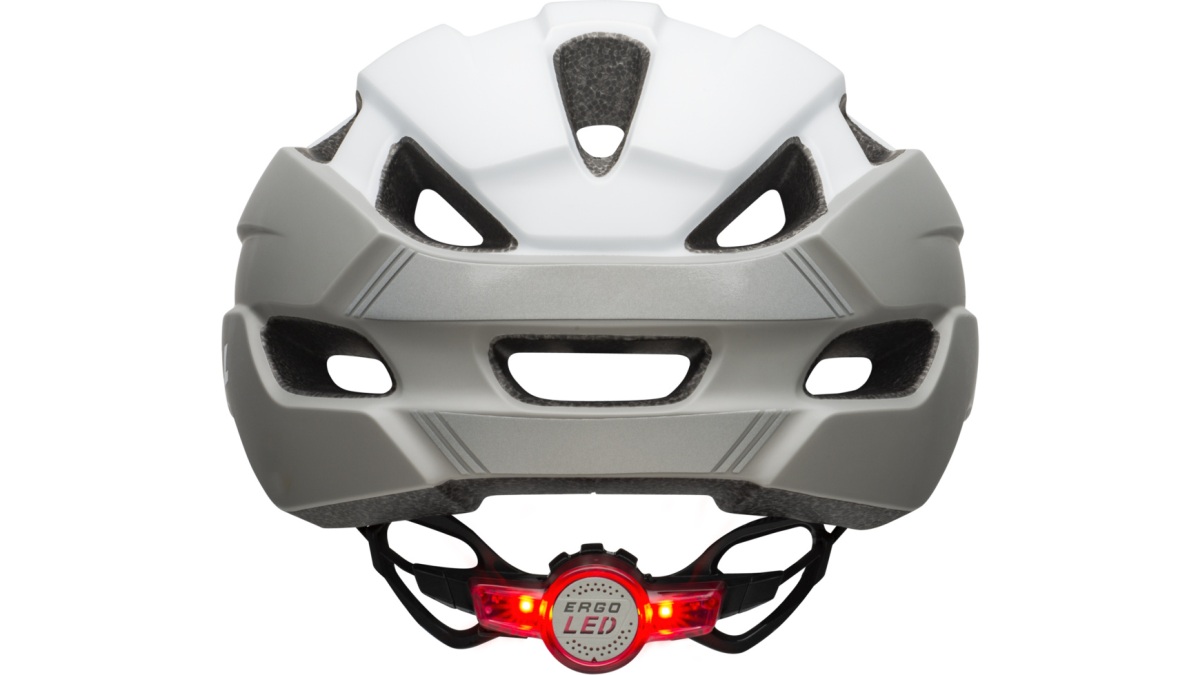 Bell Trace LED MTB / Trekking Fahrrad Helm matt weiß/grau 2025