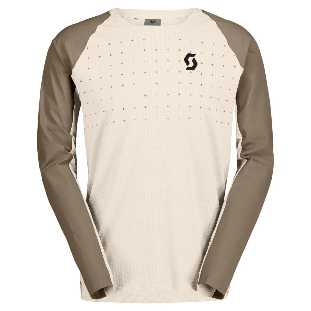Scott Trail Vertic Pro Fahrradtrikot langarm weiß/beige 2026