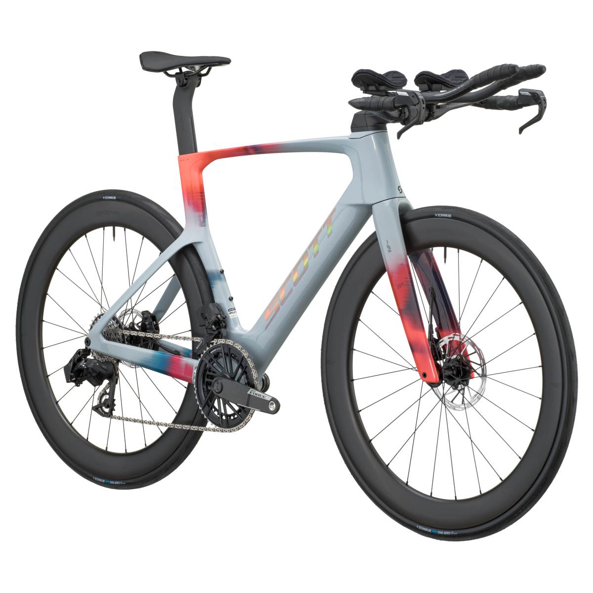 Scott Foil RC TRI Carbon Triathlon / Zeitfahrrad narwal grau/gloaming orange 2027