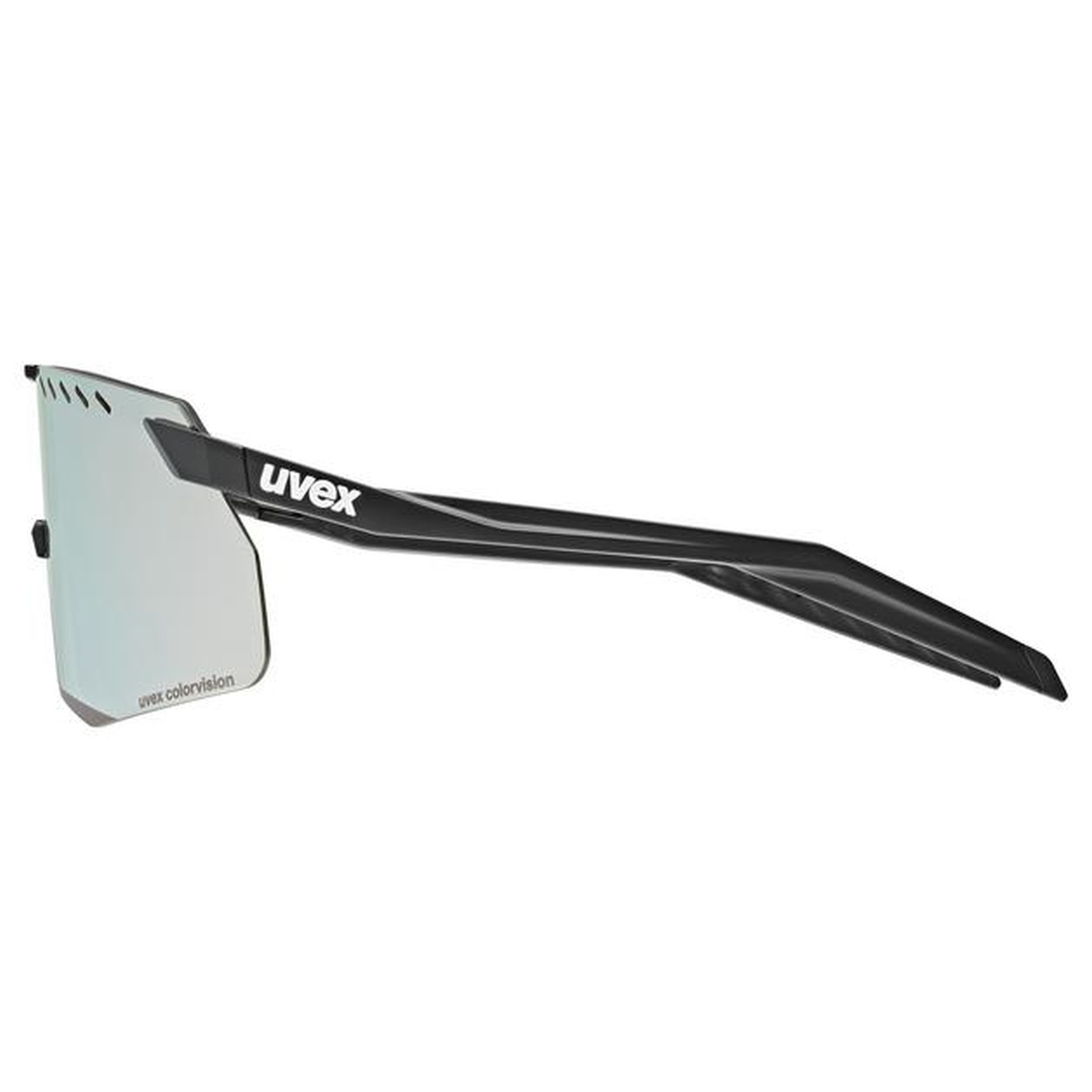 Uvex Pace Stage small CV Fahrrad / Sport Brille matt schwarz/mirror silberfarben