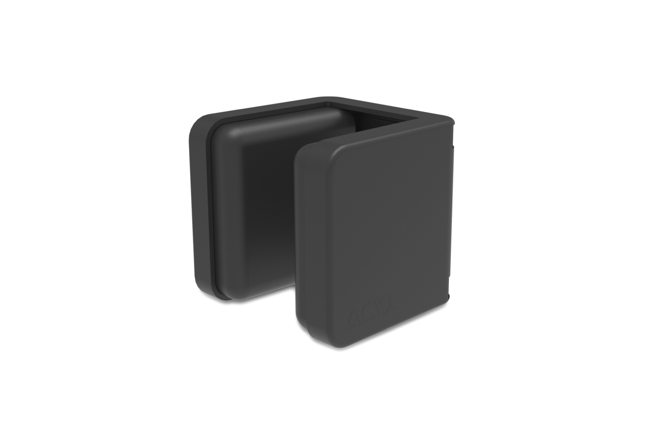Acid Wandhalter Clip (LxBxH) 137 x 97 x 148 mm schwarz