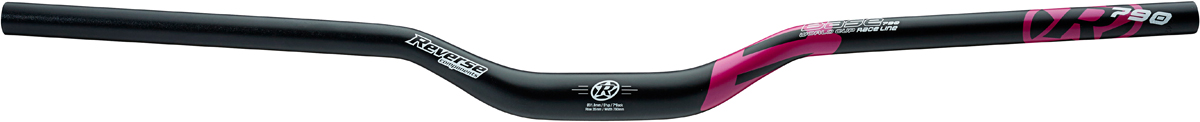 Reverse Base Fahrrad Lenker 31.8mm 790mm schwarz/pink
