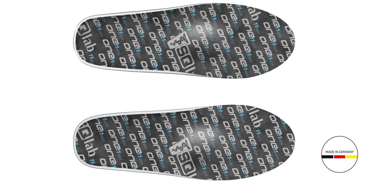SQlab One11 High MTB Tech / Trail Einlegesohlen schwarz/blau
