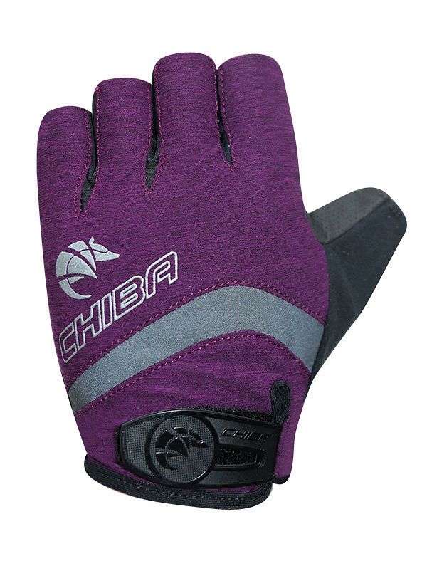 Chiba BioXCell Damen Fahrrad Handschuhe kurz lila 2027