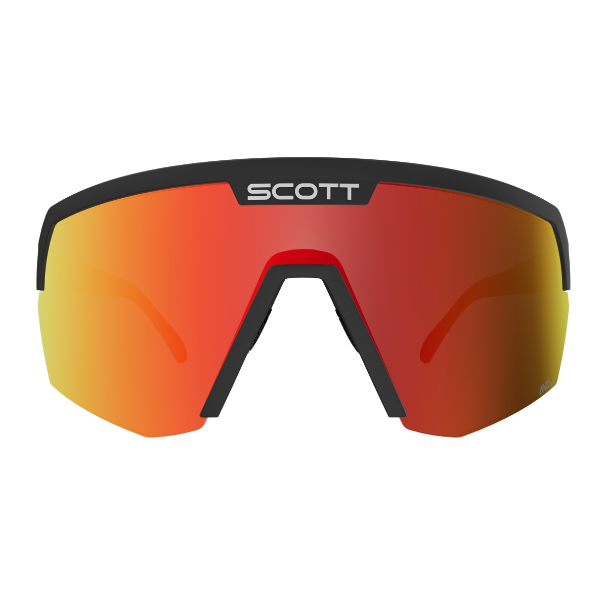 Scott Sport Shield AMP Wechselscheiben Fahrradbrille schwarz/rot chrome