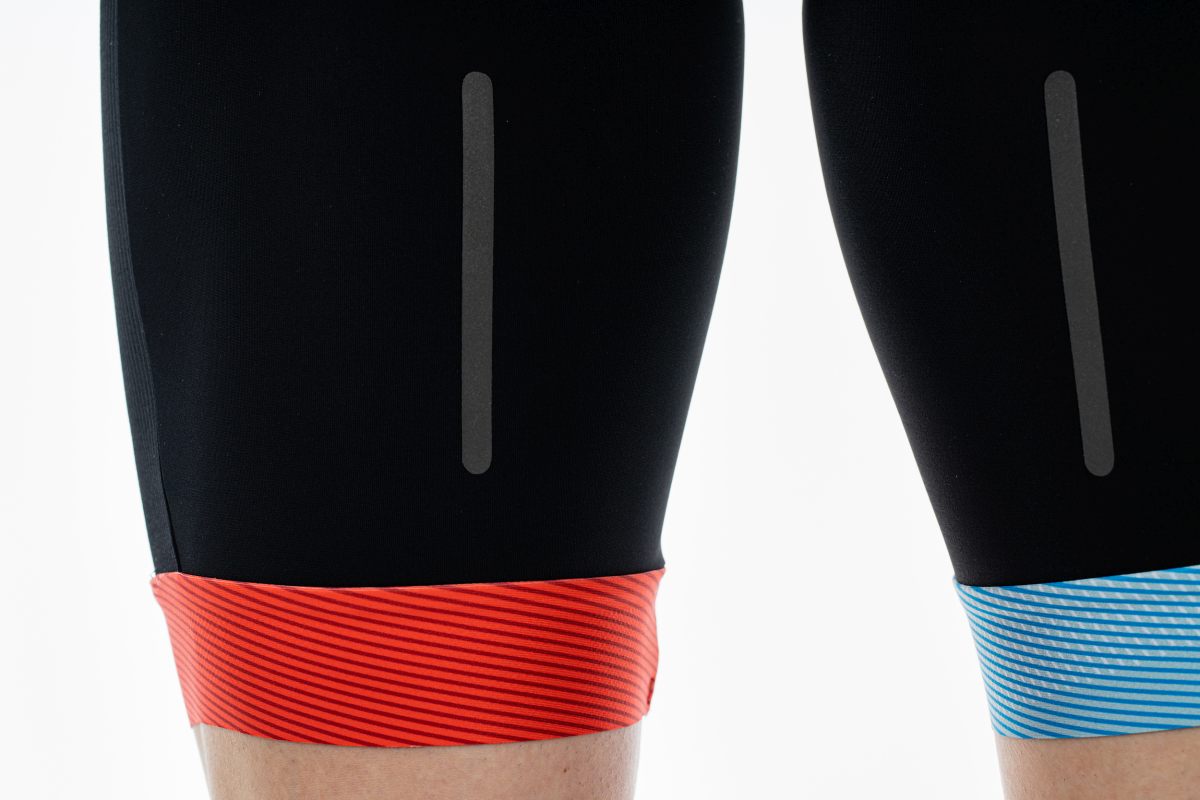 Cube Teamline Fahrrad Trägerhose kurz schwarz/blau/rot 2026
