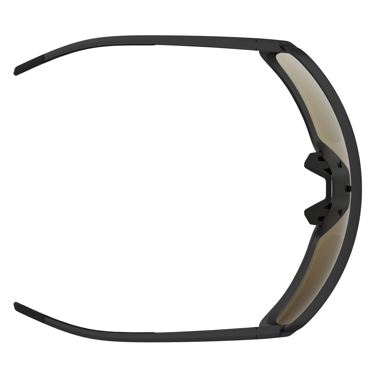Scott Torica LS AMP Wechselscheiben Fahrradbrille schwarz/goldfarben chrome