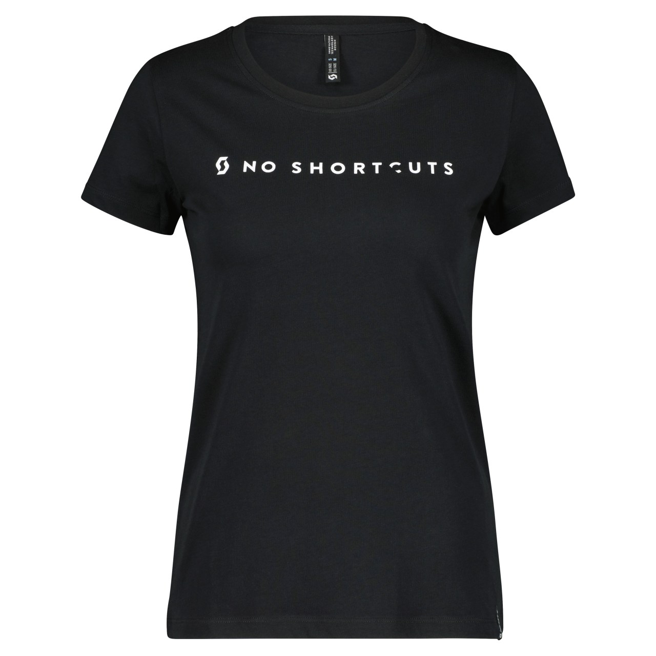 Scott No Shortcuts Damen Freizeit T-Shirt schwarz 2025
