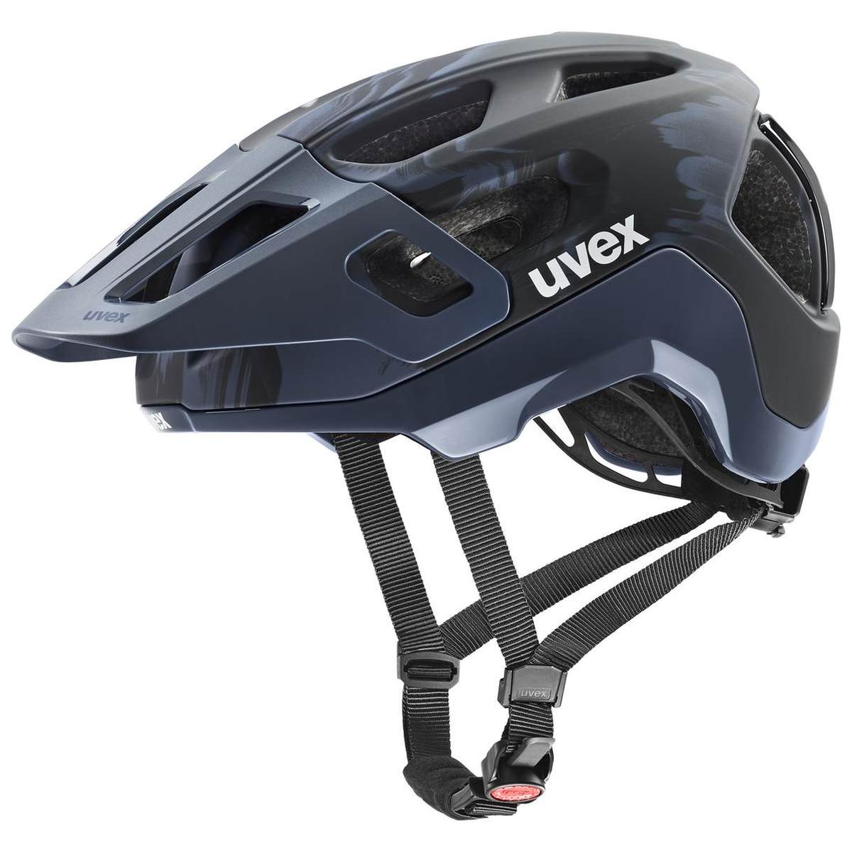 uvex React MTB Fahrrad Helm matt mystic blau/schwarz 2027