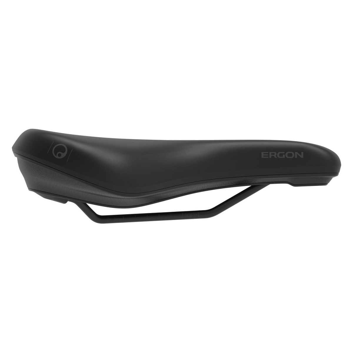 Ergon SC Core Prime ergonomischer Damen City Fahrrad Sattel schwarz/grau