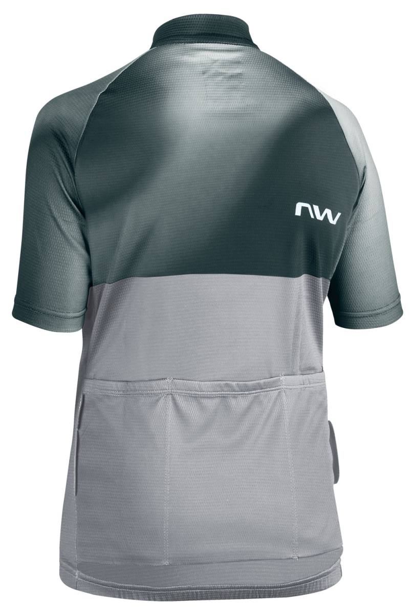 Northwave Force Evo Junior Kinder Gravel / Rennrad Fahrradtrikot kurz grau 2026