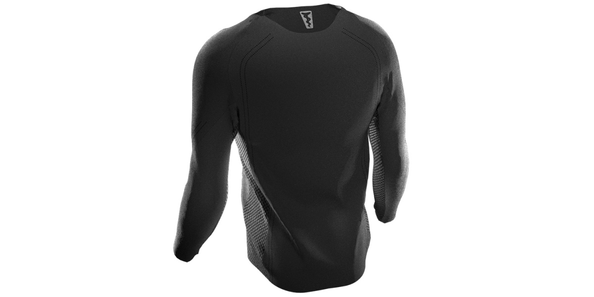 SQlab One OX MTB Fahrrad Trikot lang schwarz 2025