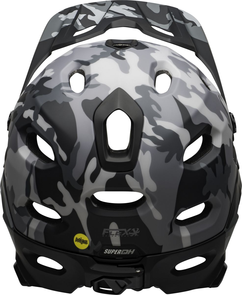 Bell Super DH MIPS Fahrrad Helm camo schwarz/grau 2025