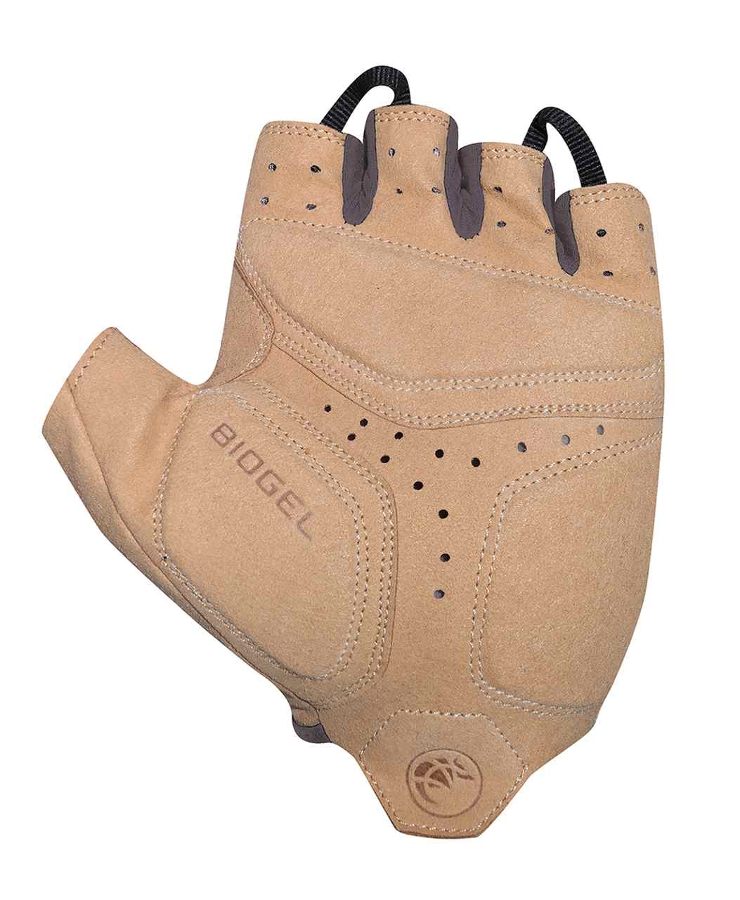 Chiba Nature Eco Fahrrad Handschuhe kurz dunkelbraun 2027