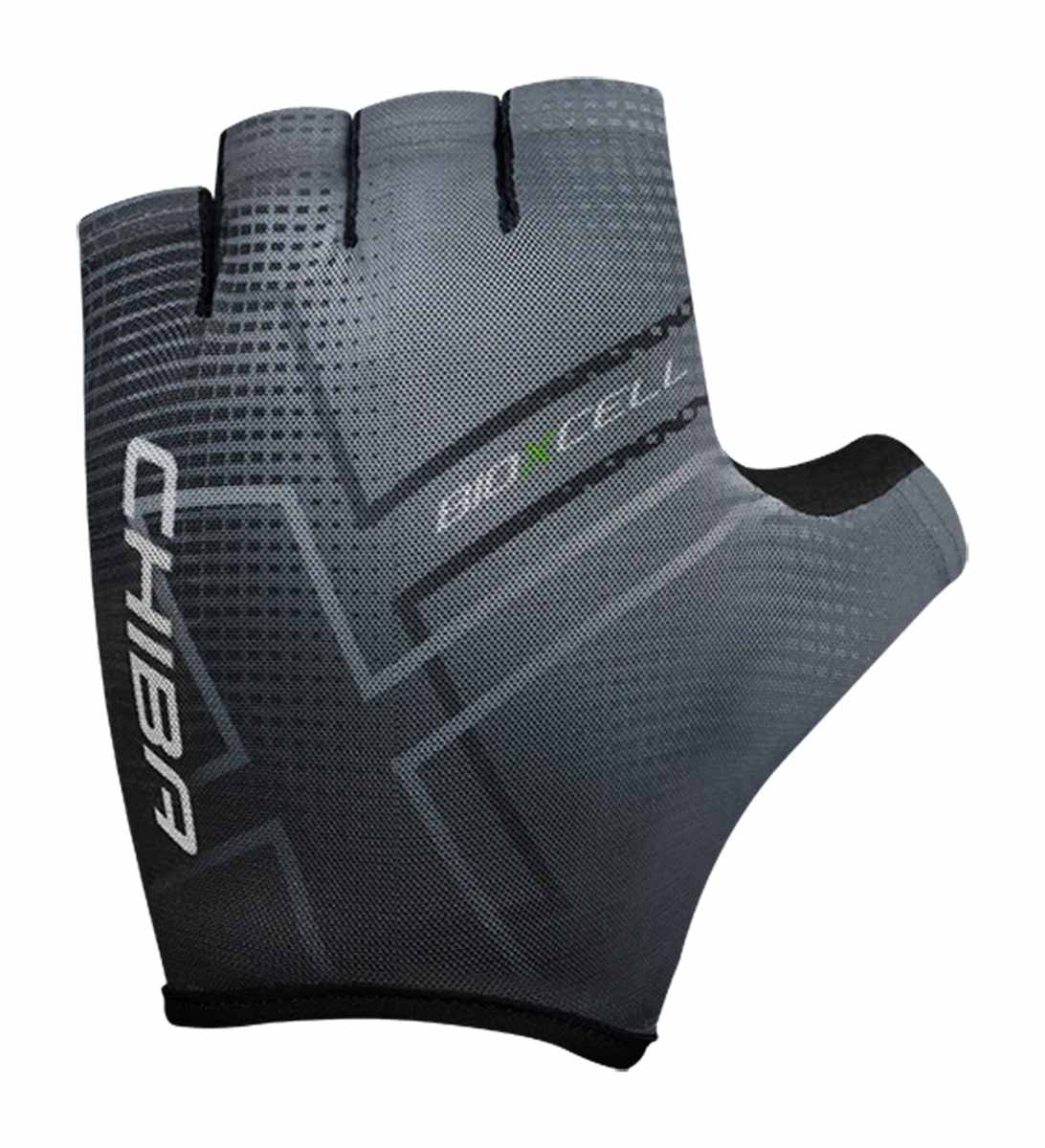 Chiba BioXCell Tan Through Fahrradhandschuhe kurz grau/schwarz 2027