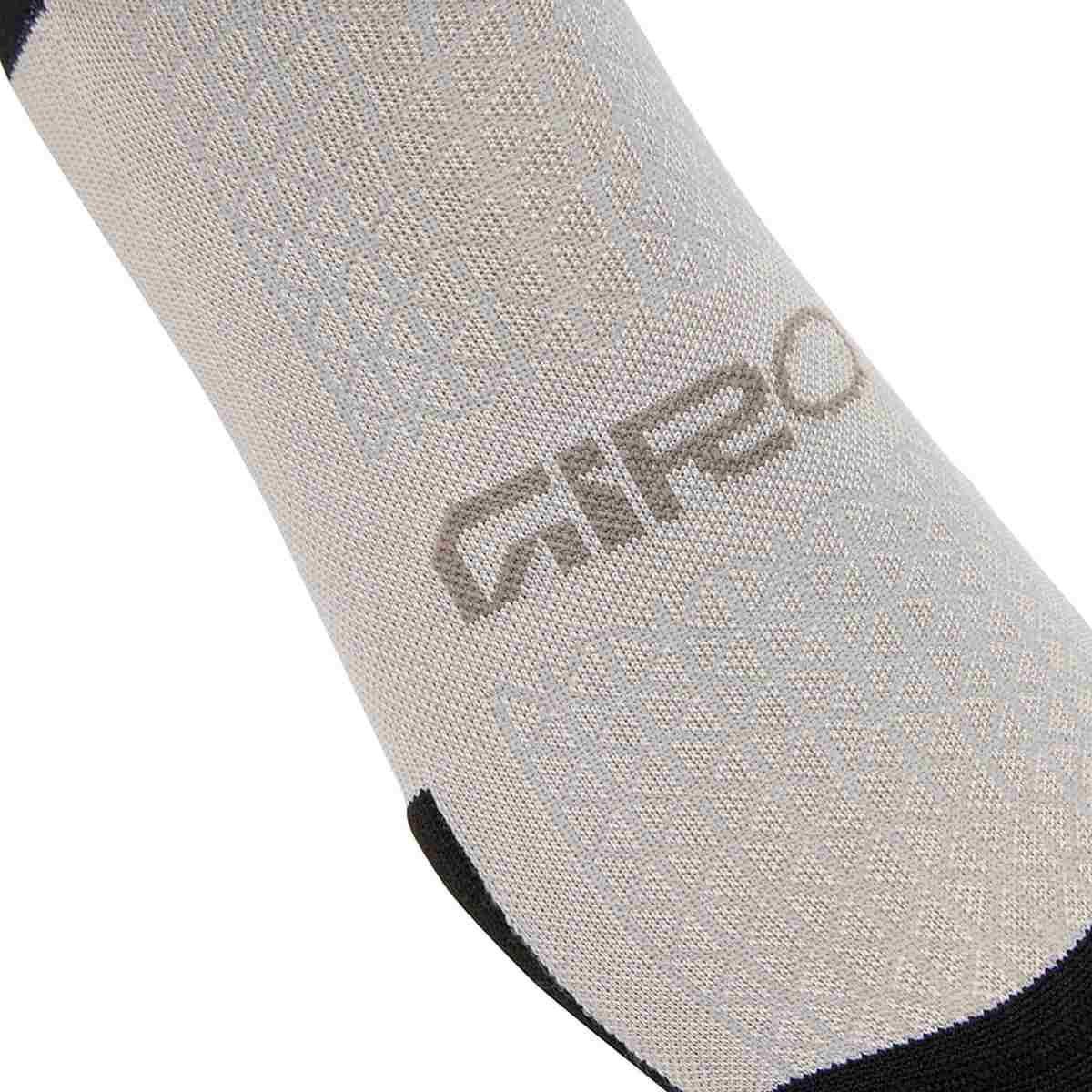 Giro HRC Team Fahrradsocken silberfarben/schwarz 2026