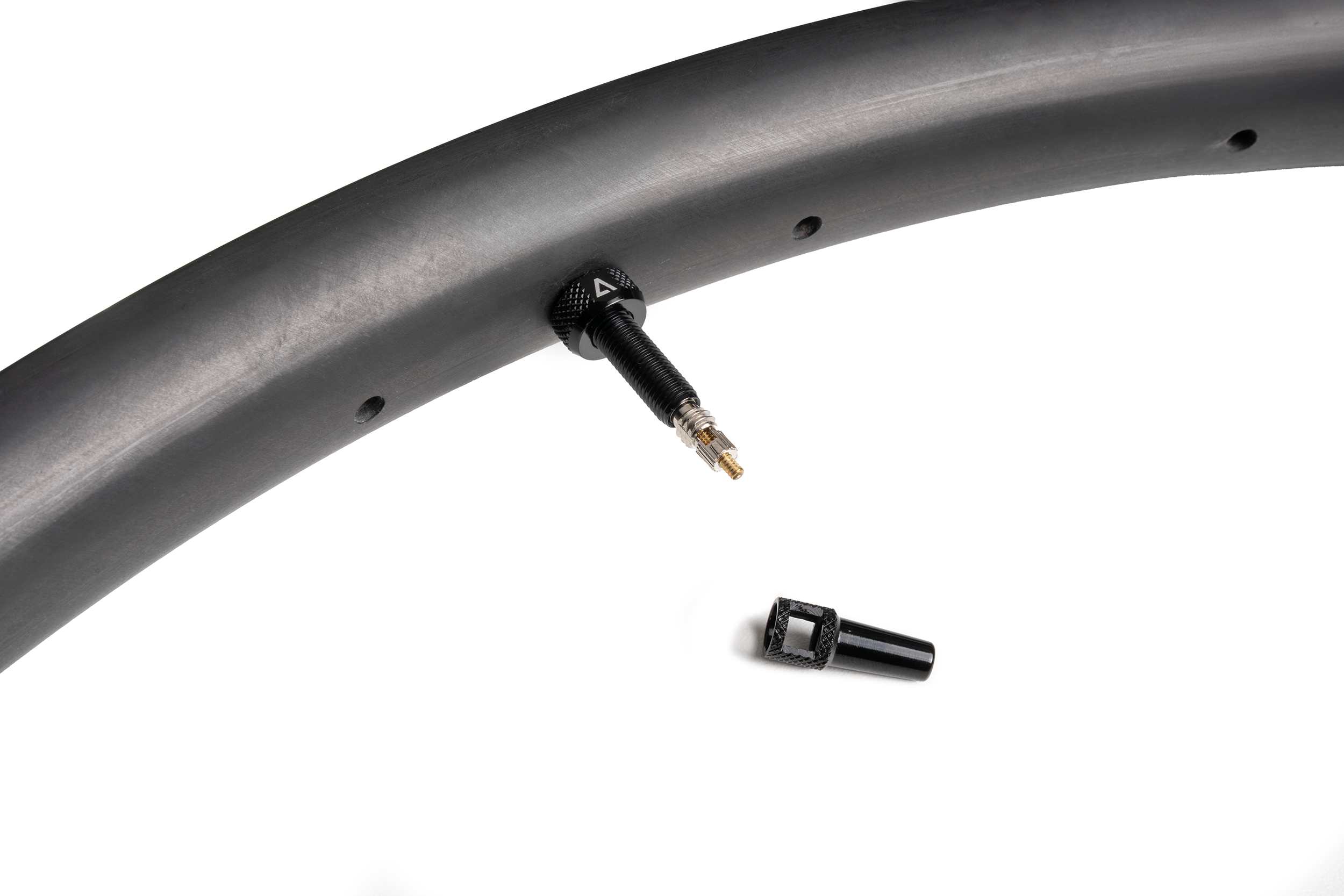 Acid Tubeless Ventil Set schwarz