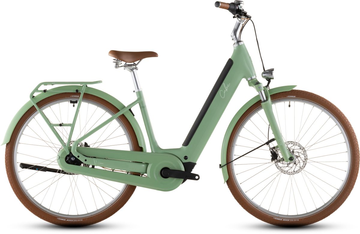 Cube Aruba Hybrid 600 26'' / 28'' Easy Entry E-Bike City Pedelec cactus/brown 2026