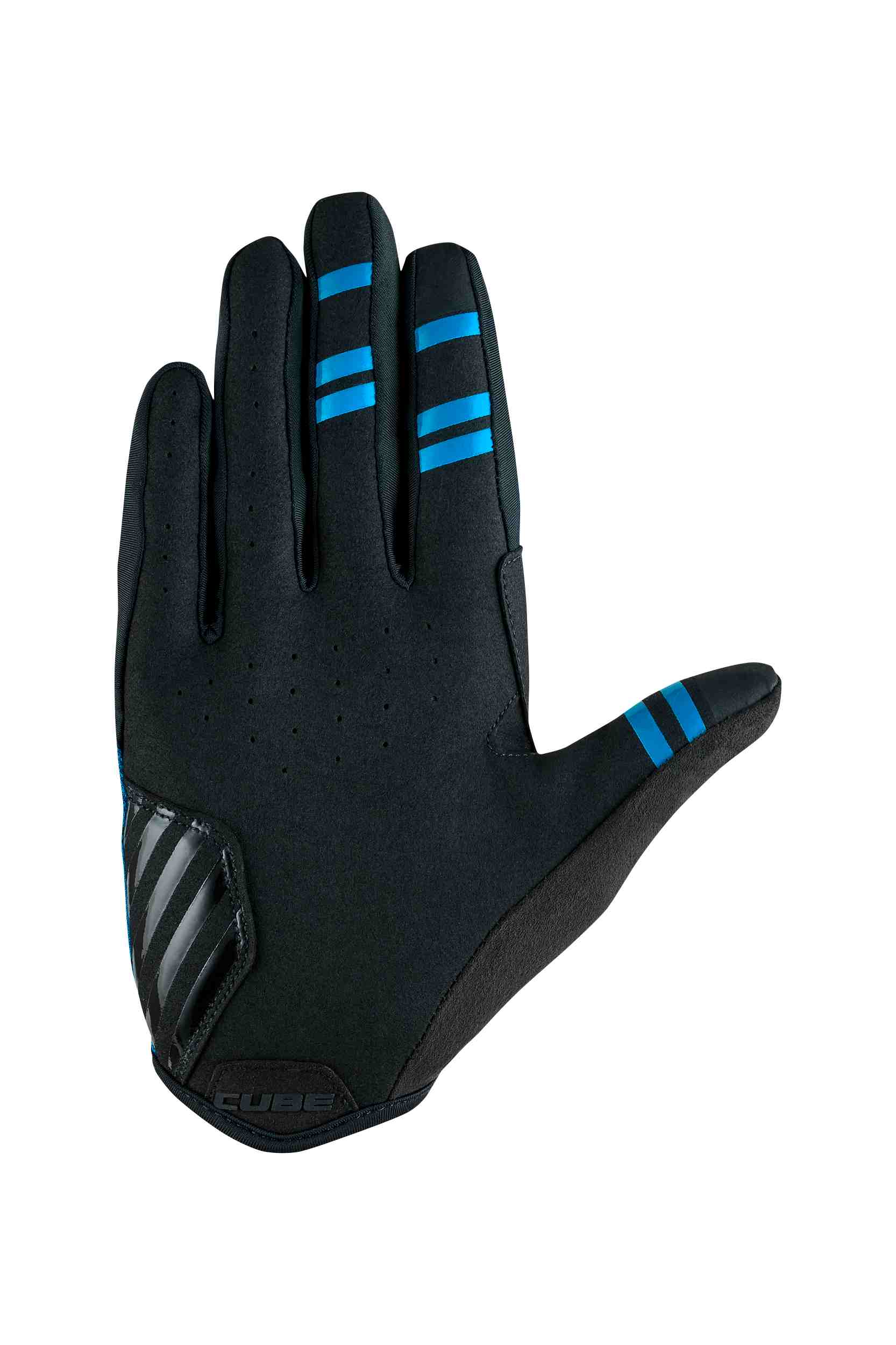Cube Gravity X Actionteam Fahrrad Handschuhe lang blau/grau 2027