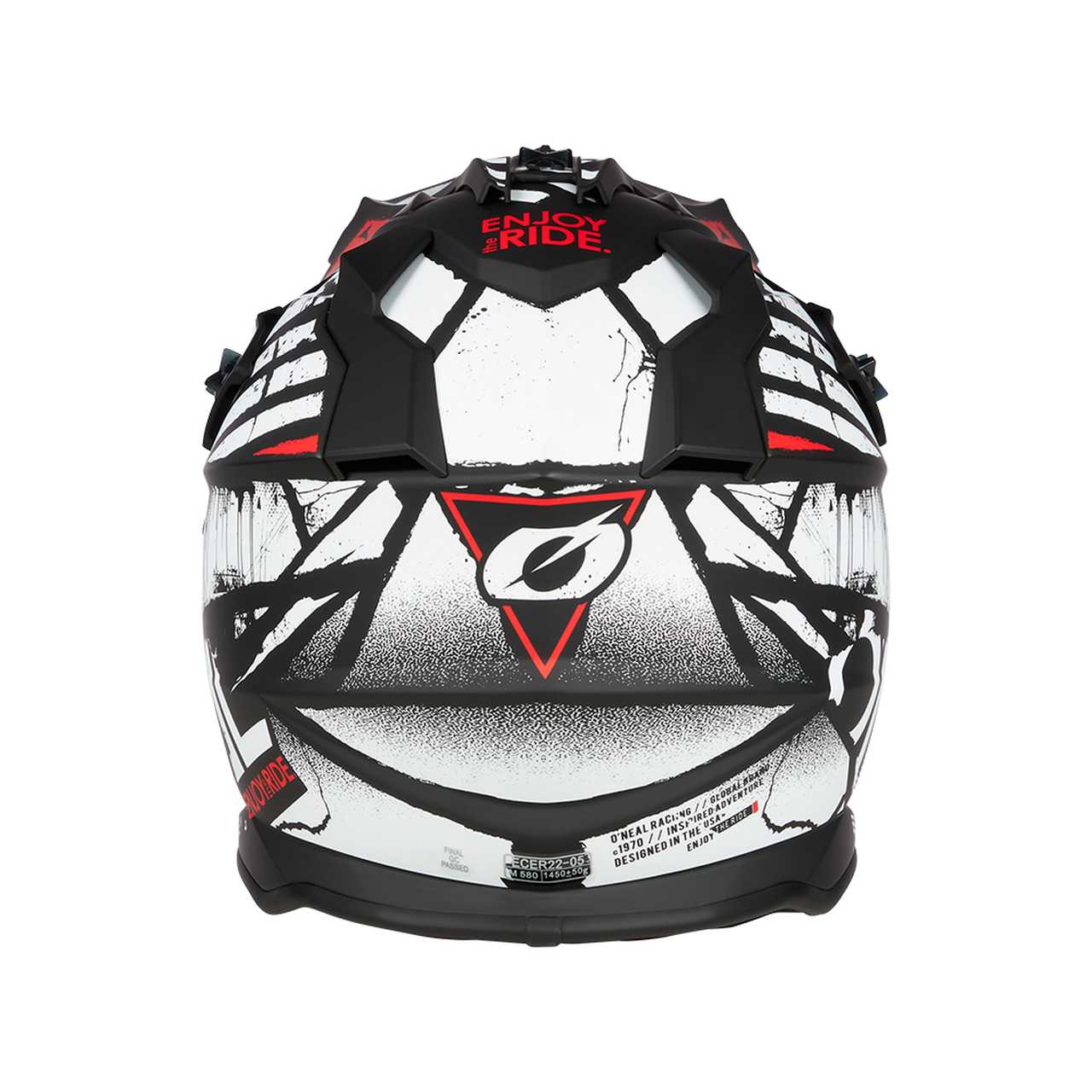 O'Neal 2 Series Glitch Motocross Enduro MTB Helm schwarz/weiß 2027 Oneal